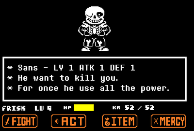 Undertale judgement day коды