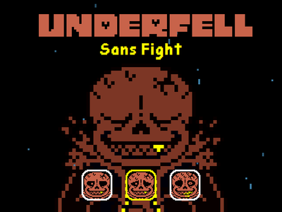 Underfell Sans Battle (Colored) v1.5- Genocide - Studios