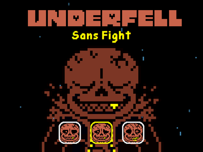 underFell Sans Genocide battle![undertale fangame] 