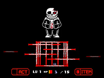 Sans fight, sans, undertale, fight, game, sad, HD phone wallpaper