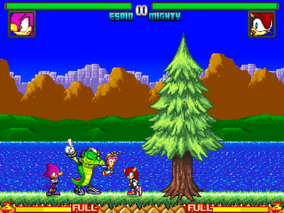 NEO SONIC FIGHTERS MUGEN (23 CHARS) - (DOWNLOAD) #MugenMundo 