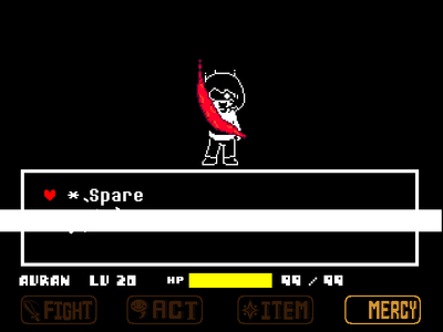 undertale play as chara