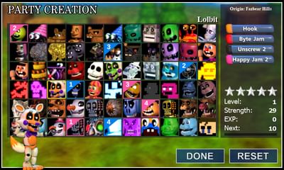 How to get past theb glich in fnaf world simulator crazy games