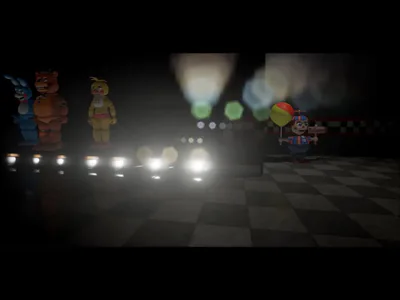 Five Nights at Freddy's 2 3D Free Roam UE4 JUMPSCARES & ENDING