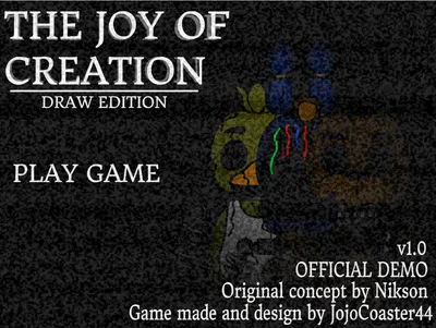 The Joy Of Creation (more like the joy of copy and pasting am I right!?) :  r/fivenightsatfreddys
