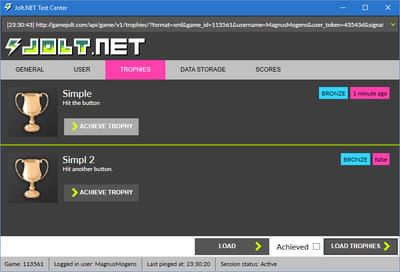 Jolt.NET - A GameJolt API Wrapper by Magnus Mogens - Game Jolt