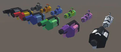 Grenade Launcher & Minigun
