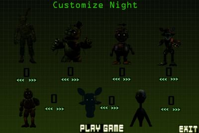Five Nights At Freddy S 3 Custom Night By Jimmyggames Game Jolt