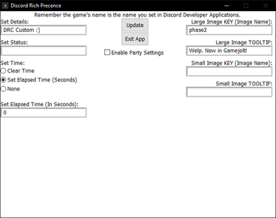 Discord Rich Presence Only Windows By Zorromundoyt Game Jolt
