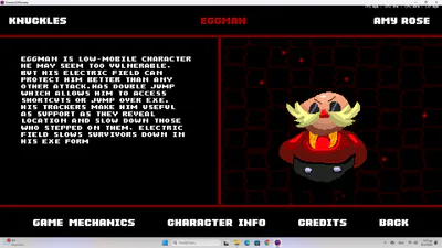 Super eggman menu