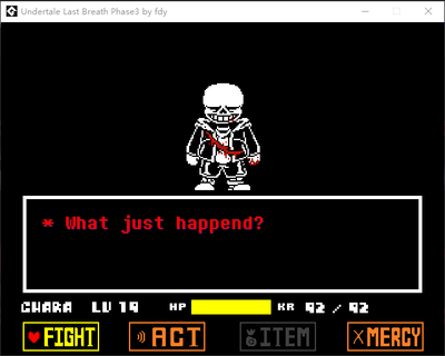 Undertale Last Breath Sans Fight Mobile (On Android) 