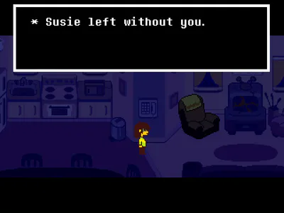 Susie left without you.