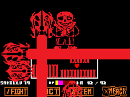 An Underfell Sans Fight by JustSomeGuyOnline - Game Jolt