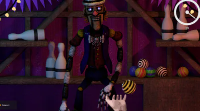 Playing Robbie's minigame
