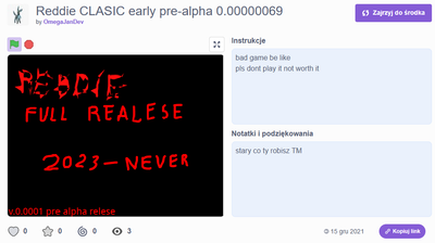 REDDIE classic pre alpha proof