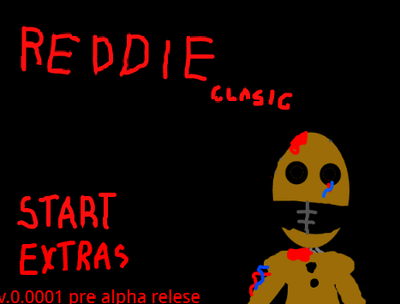 REDDIE classic pre alpha title screen