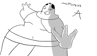 THE SUMO GEISHA'S BUDDY!