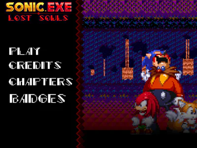 the title screen