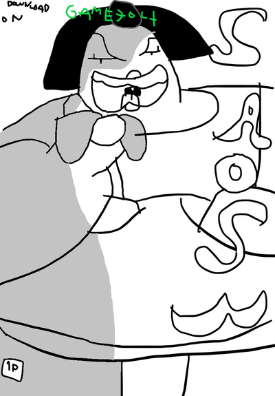 art based off the aah! harimanada box art on the genesis