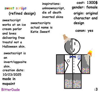 sweetscriipt unknownscriipt skin concept art