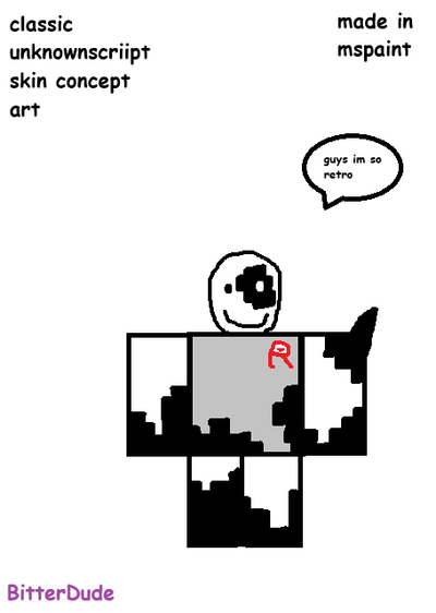 Classic unknownscriipt skin concept art