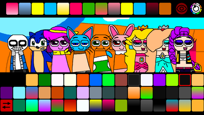 The first nine who didn't debut in Sprunki mods and instead debut in their respective universes, especially for that annoying Magenta fella