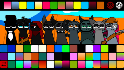 Different shades of black and gray. And yes, Mr. Black Hat-- I mean, Ombra won't activate Horror Mode automatically