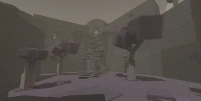 You look through the silent atmosphere and wonder what is behind that fracture...