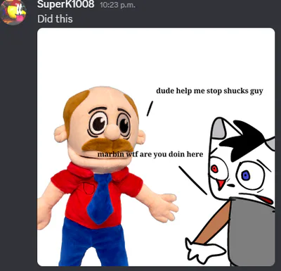 Marver jumpscare (Art by Sanik)