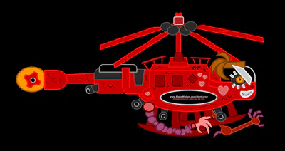 2025 DDS Parody Character #80 - WishahawnBrawn "WishCursse DeathfinitionChawcopter" (Created on: Sept. 5th, 2025)