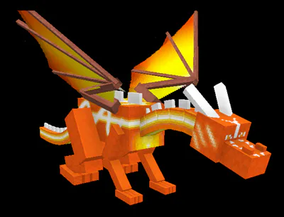 2024 HHS Parody Cameo Character #20 - Mizza Zeeaction Sunlight Ender Dragon (MZSED) The Sunlight Dragon - From The Dragons Mounts Mod from Minecraft
