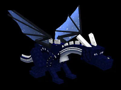 2024 HHS Parody Cameo Character #39 - Beccala Moonlight Ender Dragon (BMED) The Moonlight Dragon - From The Dragon Mounts Mod from Minecraft
