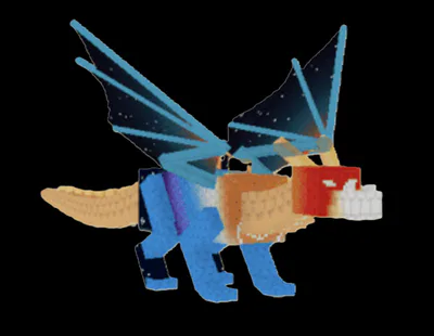 2024 HHS Parody Cameo Character #50 - Rezorfesses Atmosphere Ender Dragon (RAED) The Atmosphere Dragon - From The Dragons Mounts Mod from Minecraft