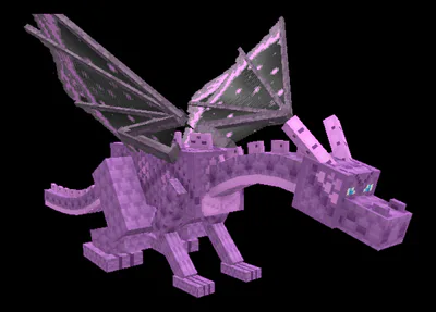 2024 HHS Parody Cameo Character #23 - Enchant Ender Dragon (EED or ED) The Enchant Dragon - From The Dragons Mounts Mod from Minecraft