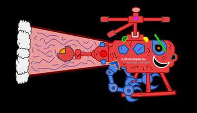 2024 Recordatus DDS Parody Character #20 - Zellacawptor "The ZellaCawper HelloCopter" (Version #3) - (Created on: August 24th, 2025)