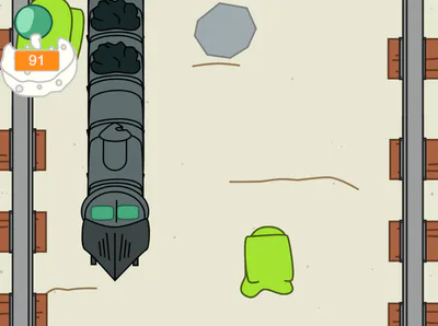 Railroads - Train & Boulder