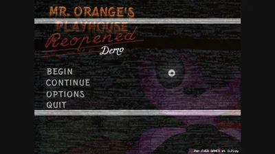 Demo Main Menu (with new character)