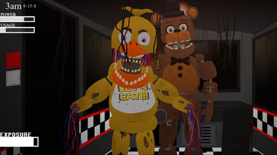 Withered Chica & Withered Freddy