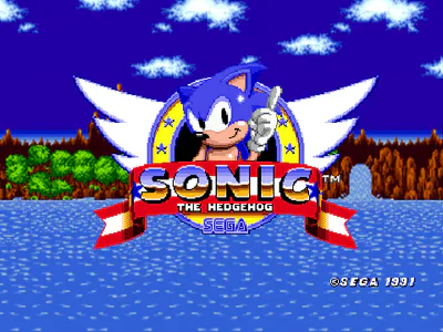 Sonic the Hedgehog Title Screen easter egg