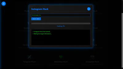 Instagram hack / Hack simulator