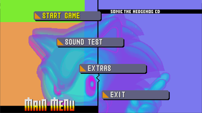 Sonic CD Meun