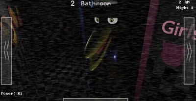 Kiwi on bathroom camera