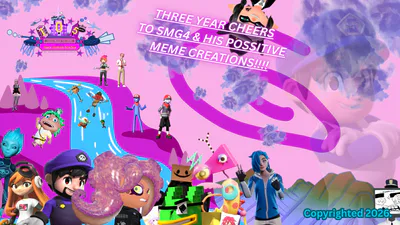 A Positive SMG4 Thank You Parody Letter Postcard from HHS HQ - (Created on: December 21st, 2025)