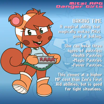 Promotional artwork for Mitzi's first magical attack, unlocked after beating the Prologue chapter. Drawn by MSPaintPicasso.