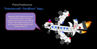 DDS Recordatus Parody Depiction #8 (For PlaneTrasticorse "OctoAircraft-TriedFuss") - Created on: Jan. 25th, 2026