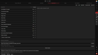 A detailed character creator that generates to your needs!