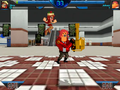 Brie fighting Jekser