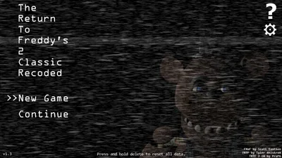 TRTF 2 CR - Main Menu