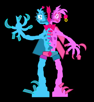 2024 DDS Parody Character #35 - BluedVuu & PurpleLeerVoo (B V & PL Leer W. T.) - (Created on: Feb. 20th, 2026)