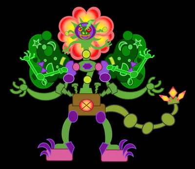 2024 Recordatus DDS Parody Character #16 - Flower Flounder - (Created on: February 19th, 2026)